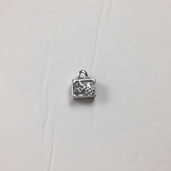 Chamilia Suitcase 925 Silver Charm Travel Airplane - Picture 2 of 5